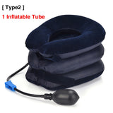 Air Inflatable Cervical Collar Neck Traction Tractor Support Massage Pillow Pain Relief Relax Health Care Neck Head Stretcher - Mercentury