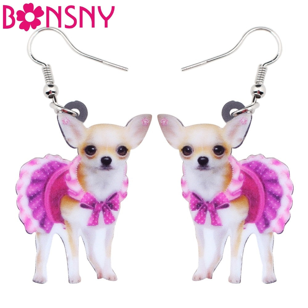 Women Chihuahua Earrings - Mercentury