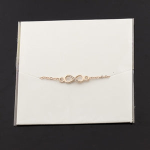 Sparkling Crystal Infinity Bracelets For Women Dainty Jewelry Stainless Steel Couple Bracelet Femme Bijoux Bridesmaid Gift BFF - Mercentury